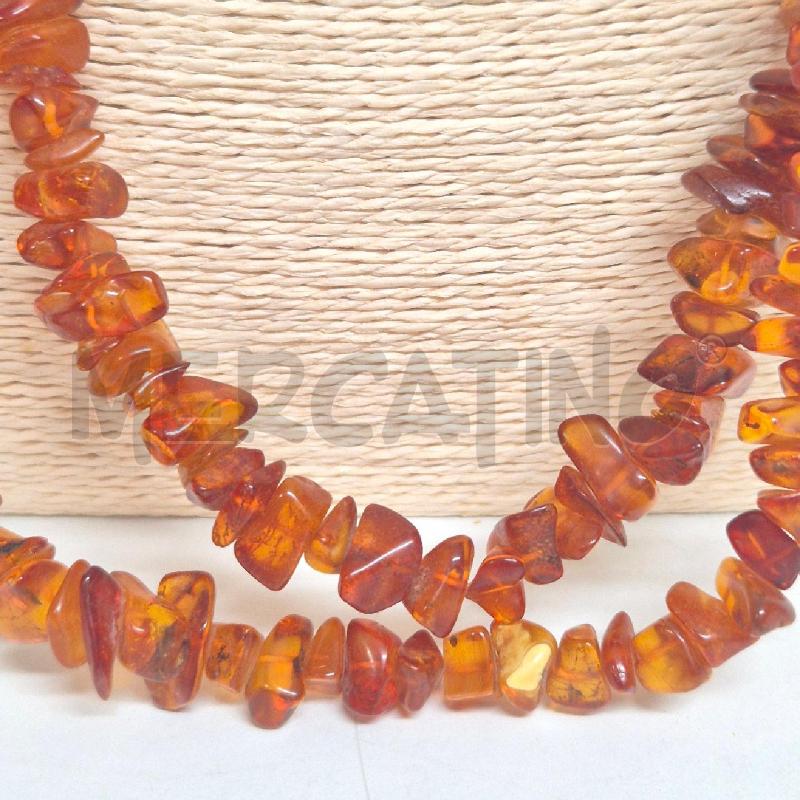 COLLANA AMBRA GREZZA SENZA CHIUSURA CM. 78 | Mercatino dell'Usato Cervia 3