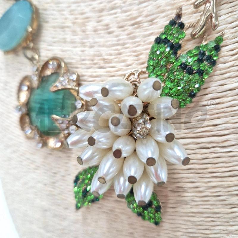 COLLANA BETSET JOHNSON AZZURRO BIANCO | Mercatino dell'Usato Cervia 3