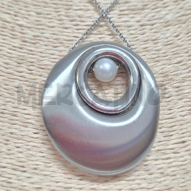 COLLANA BREIL OVALE CON PERLA | Mercatino dell'Usato Cervia 3