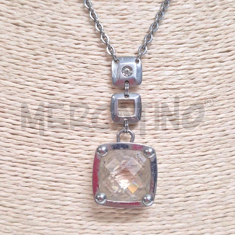 COLLANA CON CIONDOLO QUADRATO MORELLATO | Mercatino dell'Usato Cervia 2