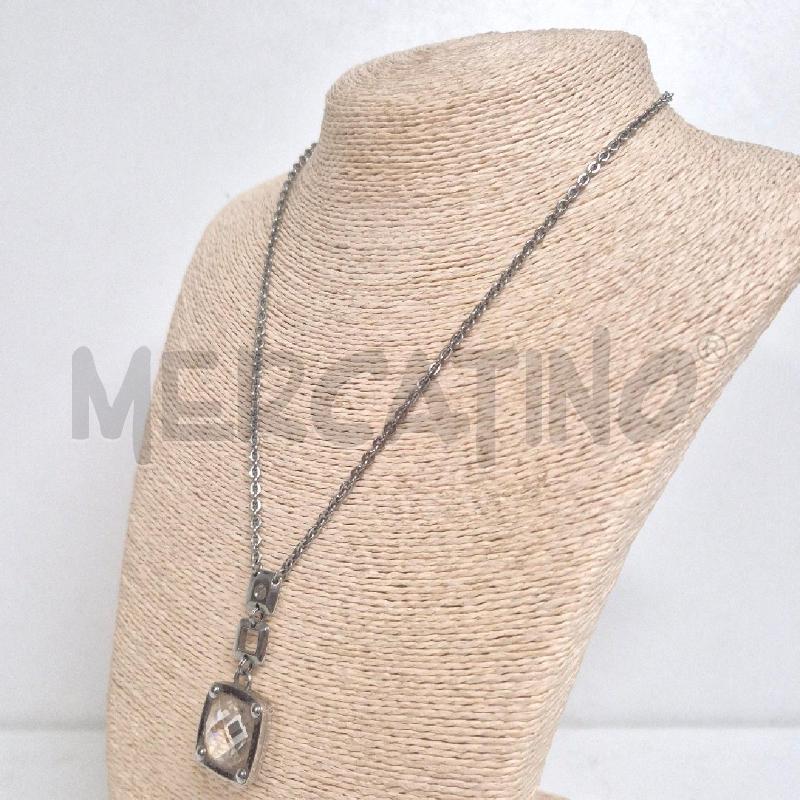 COLLANA CON CIONDOLO QUADRATO MORELLATO | Mercatino dell'Usato Cervia 4