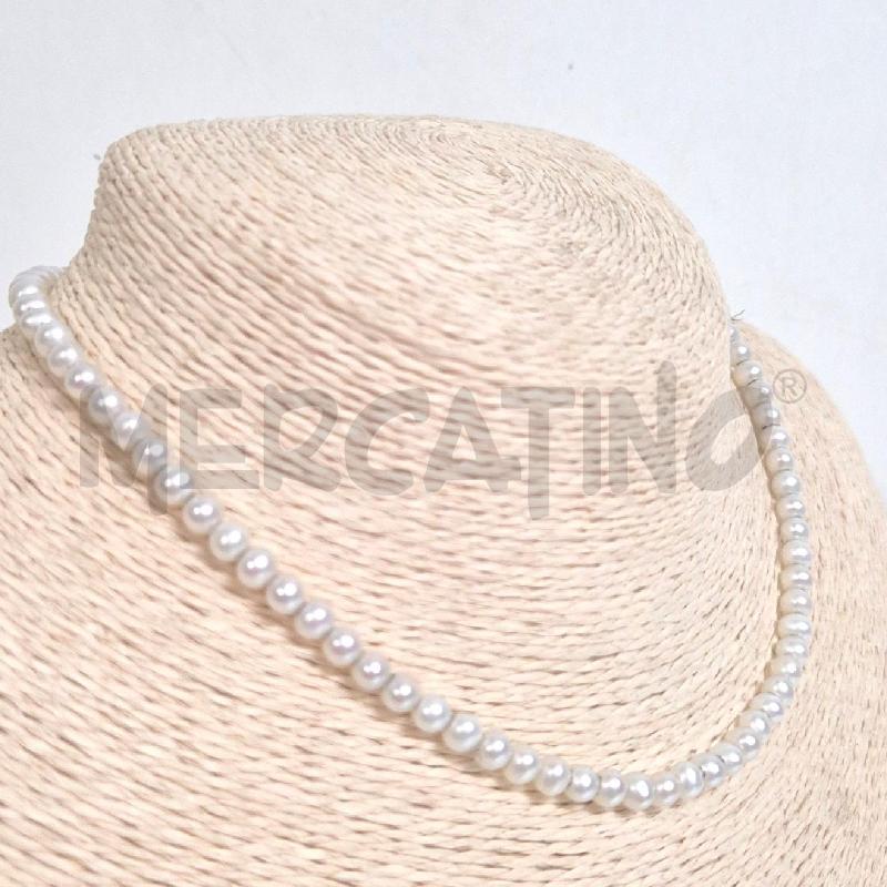 COLLANA GIROCOLLO CON PERLE COLTIVATE  | Mercatino dell'Usato Cervia 3
