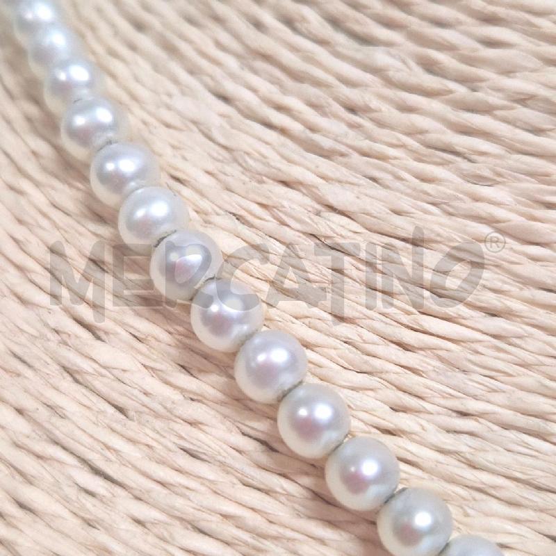 COLLANA GIROCOLLO CON PERLE COLTIVATE  | Mercatino dell'Usato Cervia 4