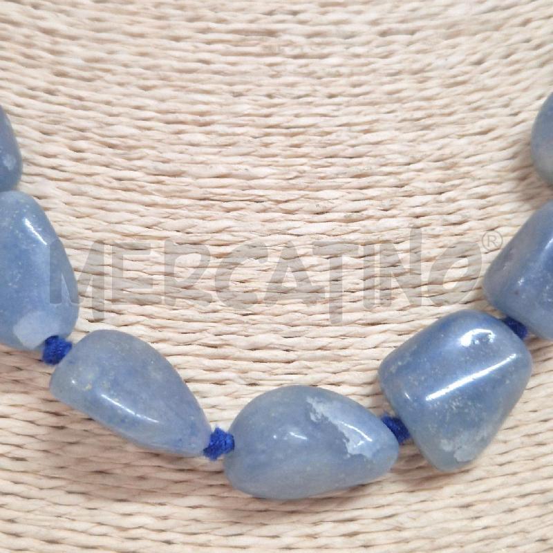 COLLANA GIROCOLLO CON QUARZITE BLU | Mercatino dell'Usato Cervia 2