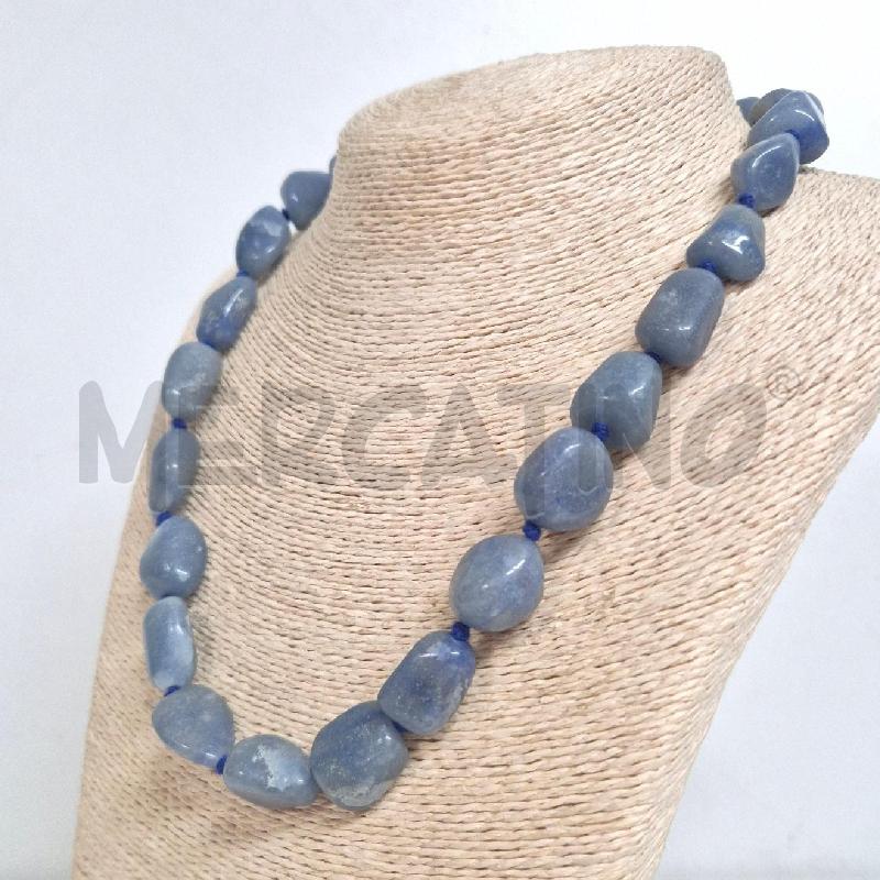COLLANA GIROCOLLO CON QUARZITE BLU | Mercatino dell'Usato Cervia 4