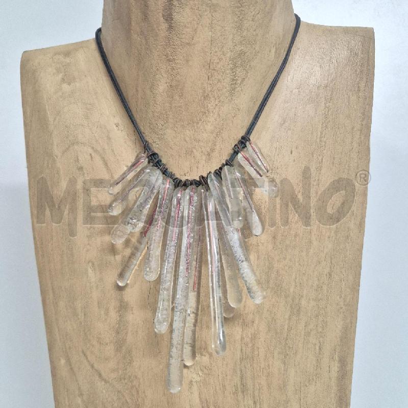 COLLANA GIROCOLLO VETRO RICICLATO | Mercatino dell'Usato Cervia 1