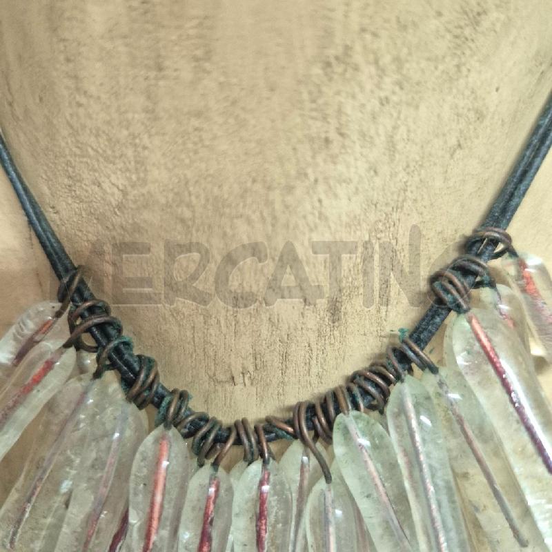 COLLANA GIROCOLLO VETRO RICICLATO | Mercatino dell'Usato Cervia 4