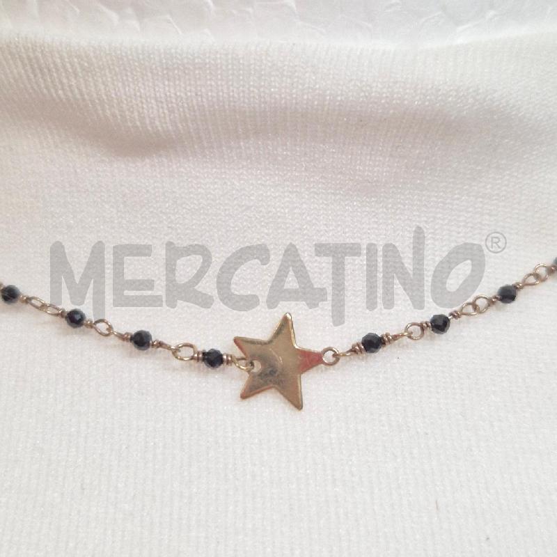 COLLANA MAMAN ET SOPHIE PERLINE NERA E STELLA | Mercatino dell'Usato Cervia 2