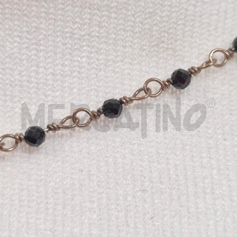 COLLANA MAMAN ET SOPHIE PERLINE NERA E STELLA | Mercatino dell'Usato Cervia 3