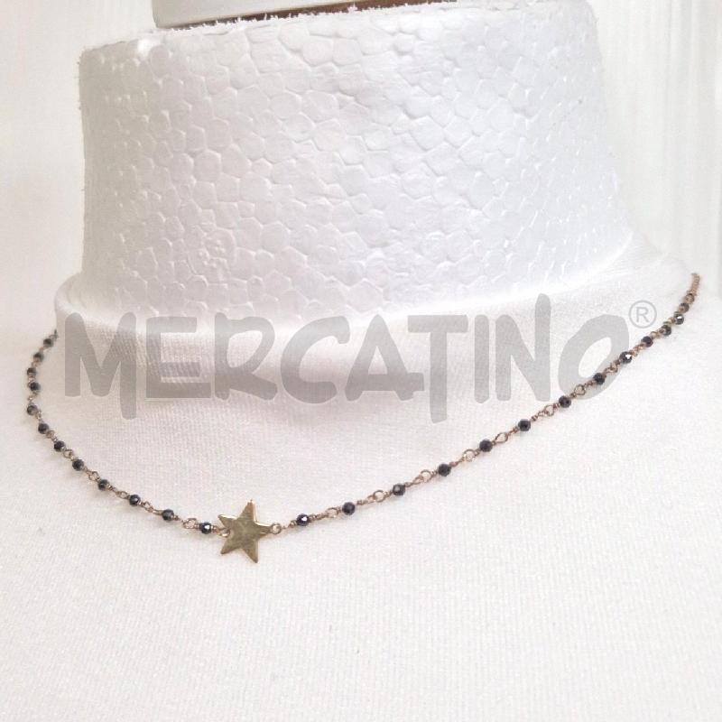 COLLANA MAMAN ET SOPHIE PERLINE NERA E STELLA | Mercatino dell'Usato Cervia 4