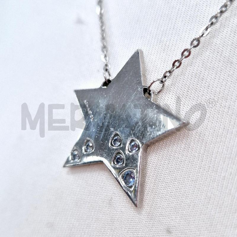 COLLANA NOMINATION STELLA CON STRASS AZZURRI | Mercatino dell'Usato Cervia 2