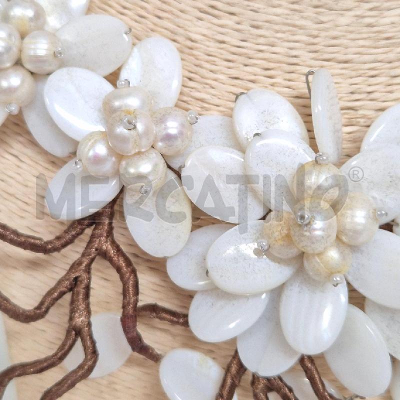 COLLANA OTTAVIANI CON FIORI BIANCHI | Mercatino dell'Usato Cervia 2