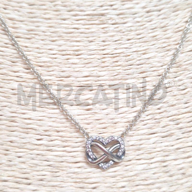 COLLANA PANDORA CUORE INFINITO | Mercatino dell'Usato Cervia 1