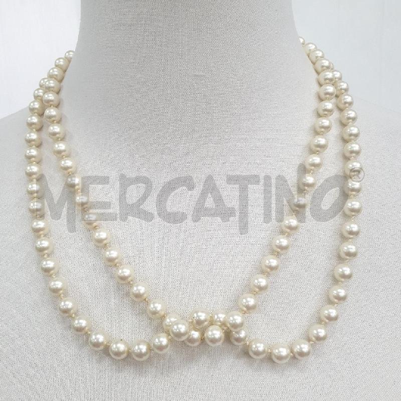 COLLANA PERLE DOPPIO FILO SUSTA STRASS | Mercatino dell'Usato Cervia 1