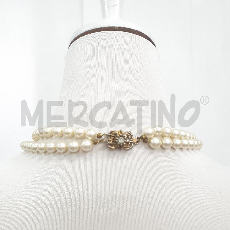COLLANA PERLE DOPPIO FILO SUSTA STRASS | Mercatino dell'Usato Cervia 4