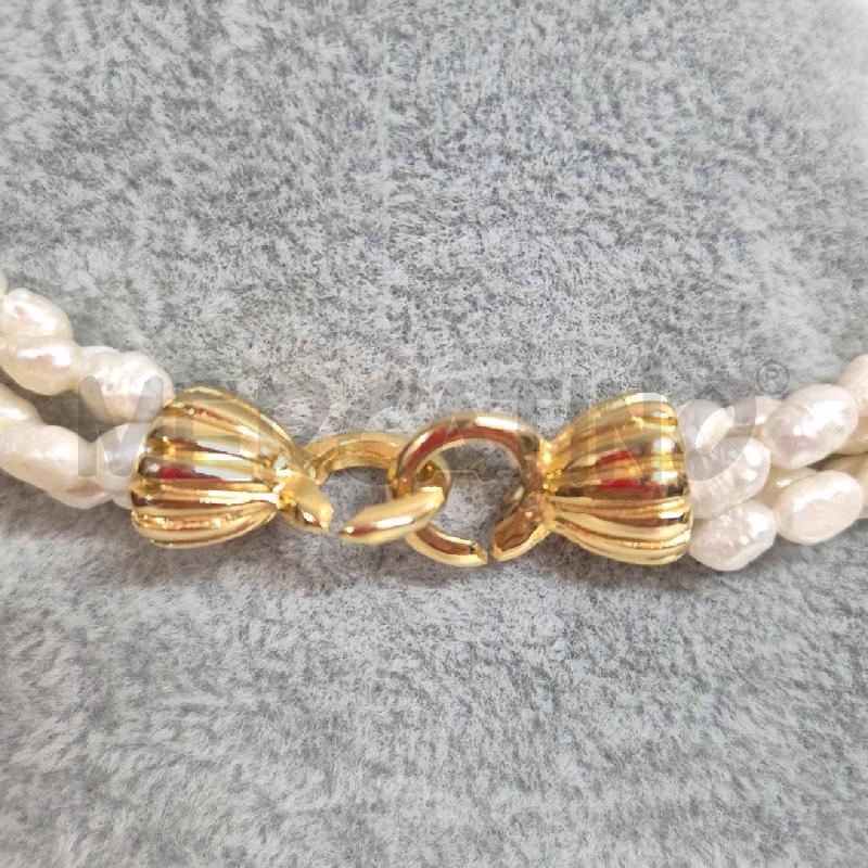 COLLANA PERLE FIUME 4 FILI TORCIGLIONE | Mercatino dell'Usato Cervia 5