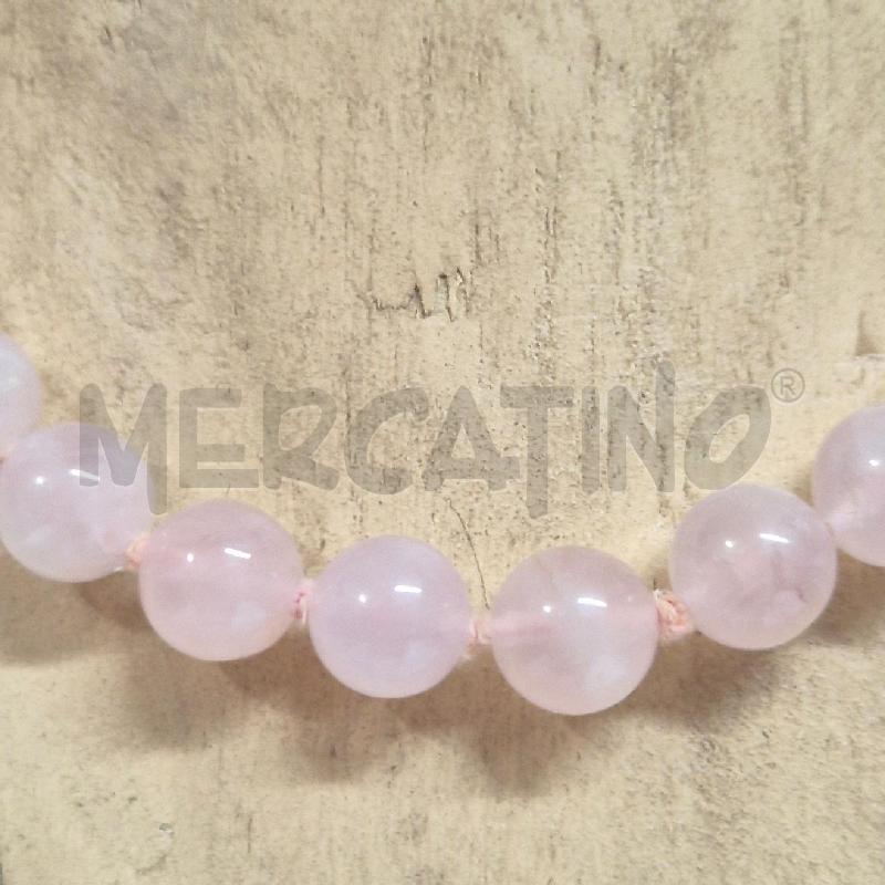COLLANA PERLINE QUARZO ROSA SUSTA | Mercatino dell'Usato Cervia 2
