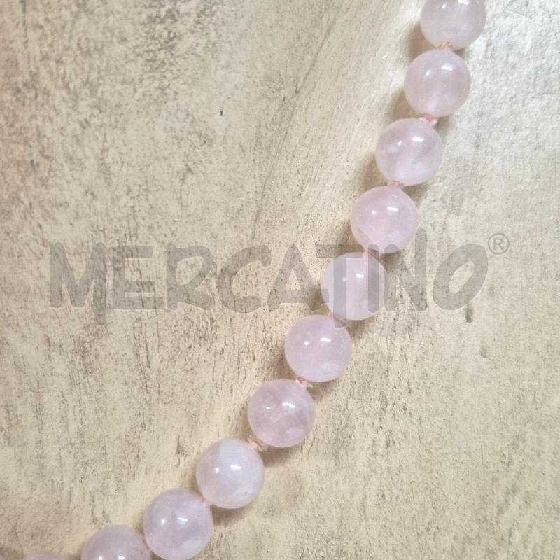 COLLANA PERLINE QUARZO ROSA SUSTA | Mercatino dell'Usato Cervia 3