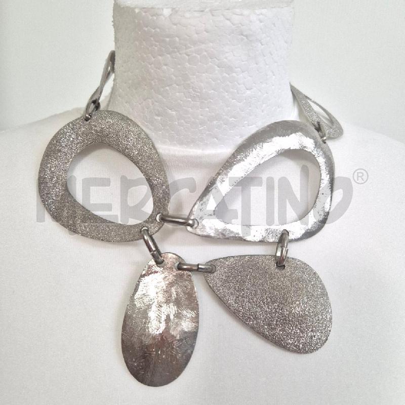 COLLANA PIASTRE METALLO SPORTMAX | Mercatino dell'Usato Cervia 1