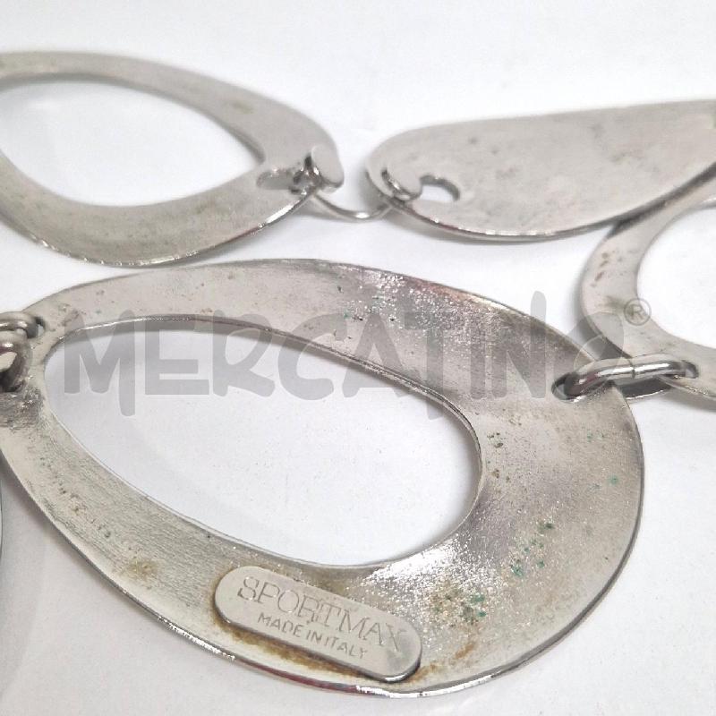 COLLANA PIASTRE METALLO SPORTMAX | Mercatino dell'Usato Cervia 5