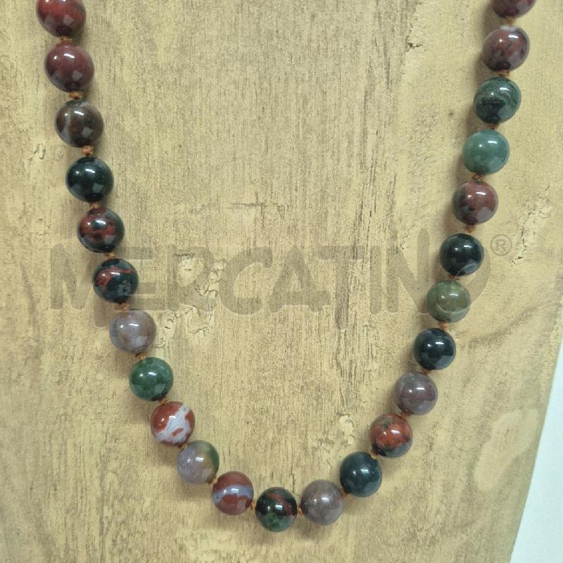 COLLANA PIETRE DURE CORNIALA/ELIOTROPO/DIASPRO | Mercatino dell'Usato Cervia 2