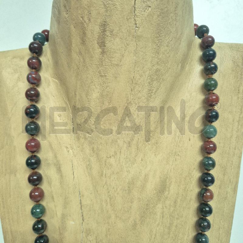 COLLANA PIETRE DURE CORNIALA/ELIOTROPO/DIASPRO | Mercatino dell'Usato Cervia 3