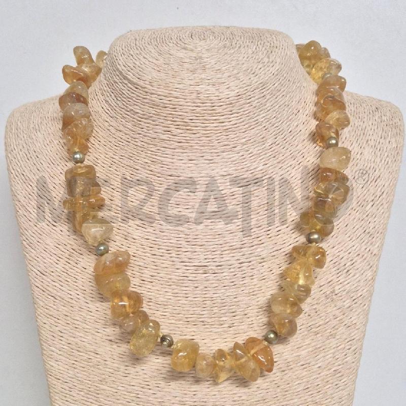 COLLANA QUARZO CITRINO | Mercatino dell'Usato Cervia 1