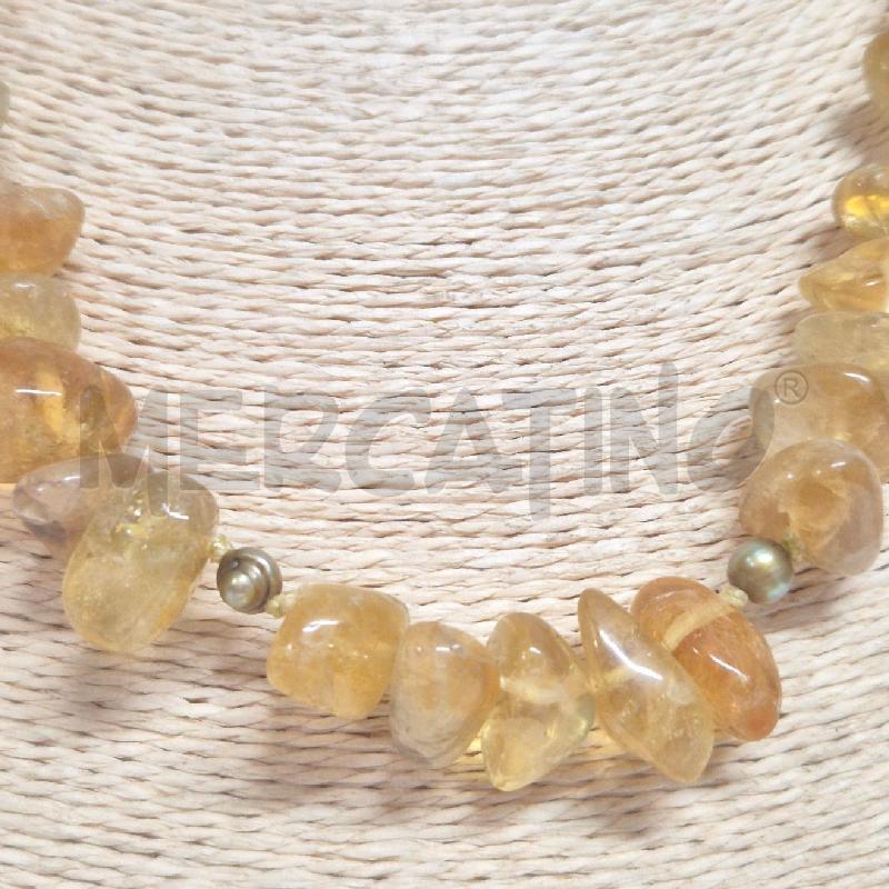 COLLANA QUARZO CITRINO | Mercatino dell'Usato Cervia 2