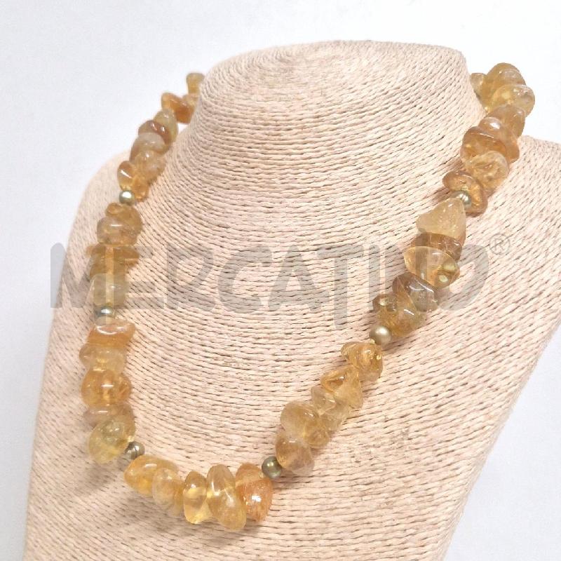 COLLANA QUARZO CITRINO | Mercatino dell'Usato Cervia 4
