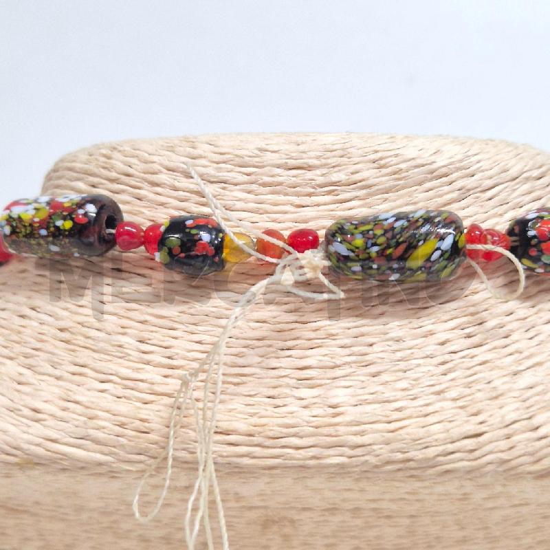 COLLANA ROSSA NERA MURRINA | Mercatino dell'Usato Cervia 5