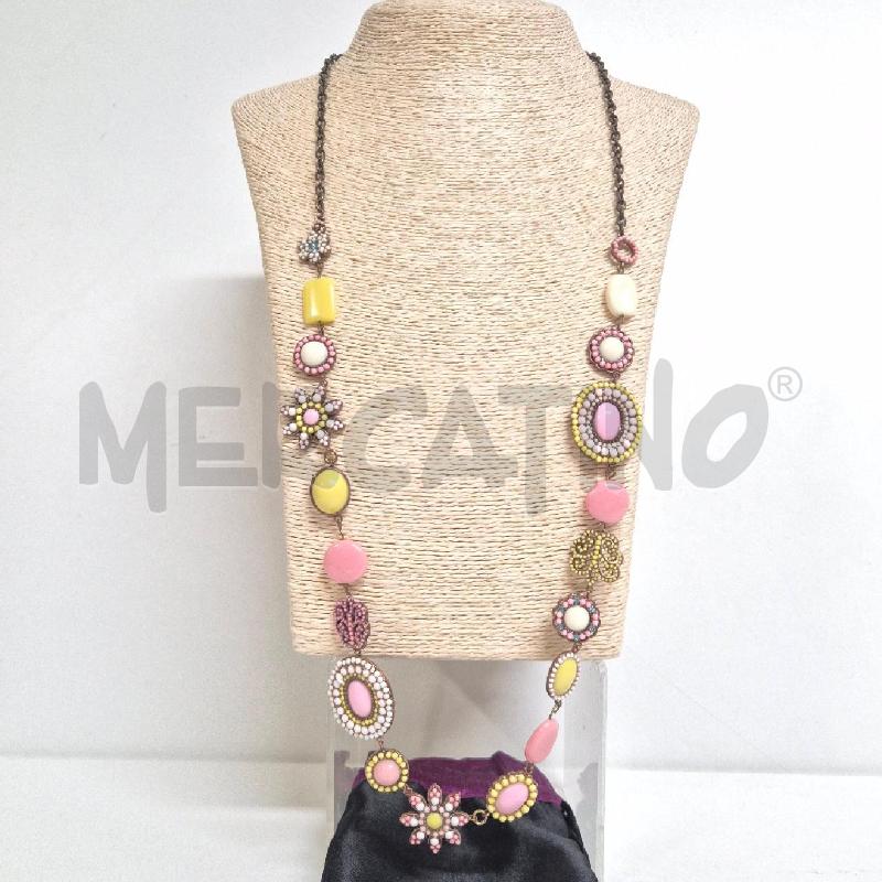 COLLANA SODINI PIETRE COLORATE  | Mercatino dell'Usato Cervia 1