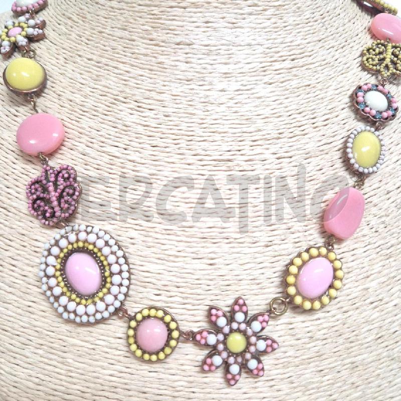 COLLANA SODINI PIETRE COLORATE  | Mercatino dell'Usato Cervia 2