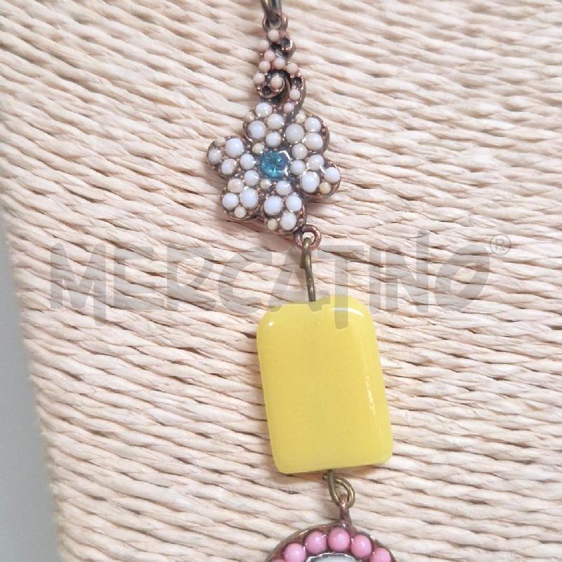 COLLANA SODINI PIETRE COLORATE  | Mercatino dell'Usato Cervia 3