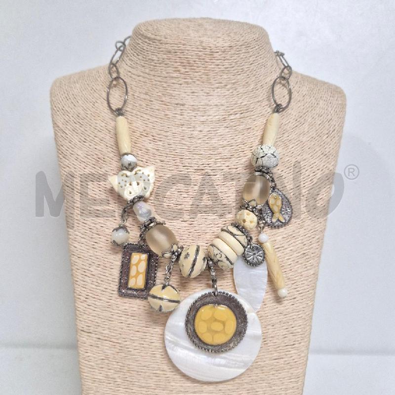 COLLANA TARATATA CHARMS  PANNA  | Mercatino dell'Usato Cervia 1