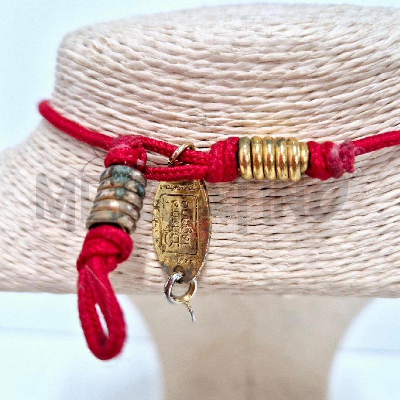 COLLANA VINTAGE SHARRA PAGANO ROSSA BIANCA | Mercatino dell'Usato Cervia 4
