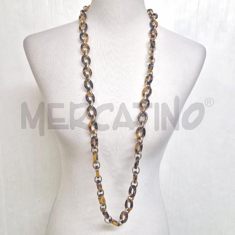 COLLANA WEEKEND MAX MARA MACULATA PLASTICA | Mercatino dell'Usato Cervia 1