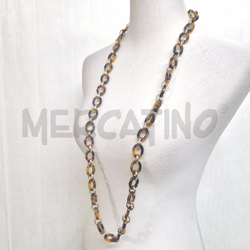 COLLANA WEEKEND MAX MARA MACULATA PLASTICA | Mercatino dell'Usato Cervia 3