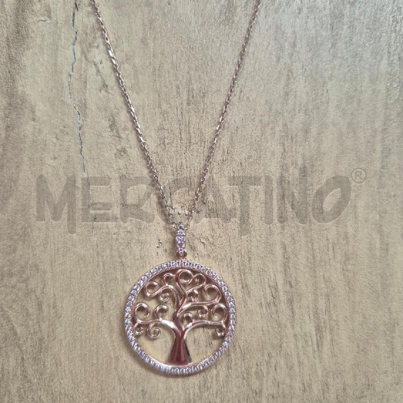COLLANA + CIONDOLO ALBERO VITA A DORATO | Mercatino dell'Usato Cervia 1