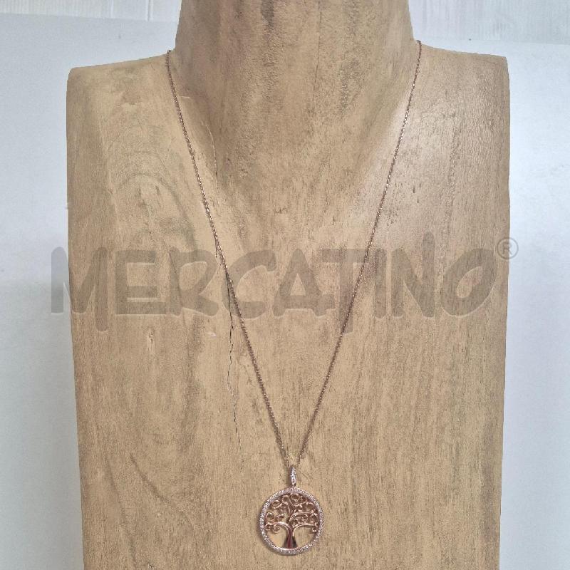 COLLANA + CIONDOLO ALBERO VITA A DORATO | Mercatino dell'Usato Cervia 3