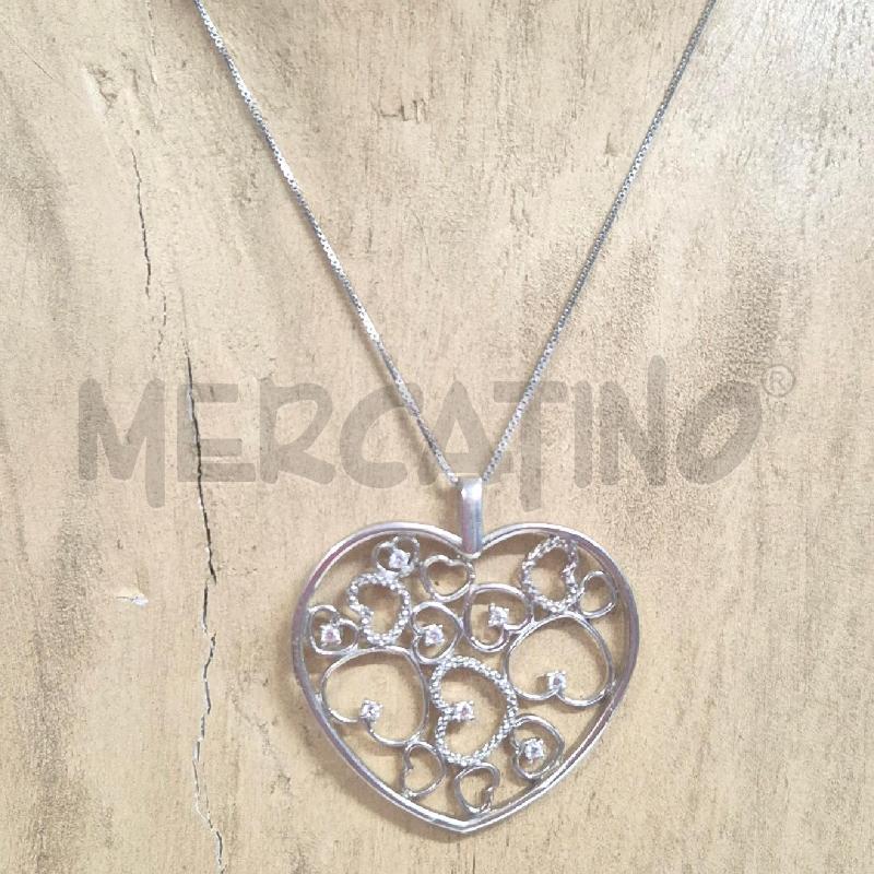 COLLANA + CUORE+STRASS MAKULA | Mercatino dell'Usato Cervia 1
