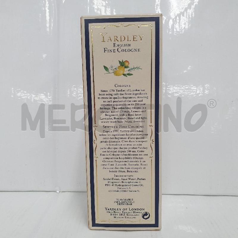 COLONIA YARDLEY ENGLISH FINE COLOGNE  | Mercatino dell'Usato Cervia 5