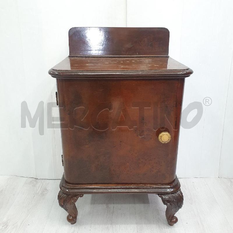 COMODINO LEGNO MARRONE DA RESTAURARE | Mercatino dell'Usato Cervia 1