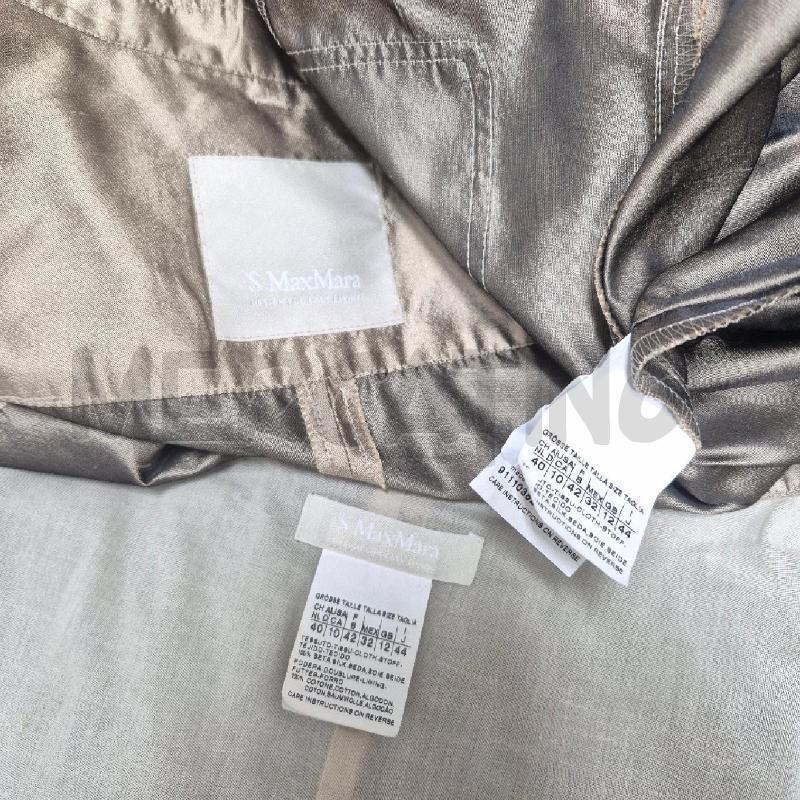 COMPLETO DONNA MAXMARA DORATO SETA  ABITO E GIACCA | Mercatino dell'Usato Cervia 5
