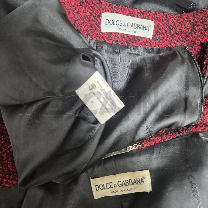 COMPLETO DONNA ROSSO MELANGE DOLCE & GABBANA | Mercatino dell'Usato Cervia 5