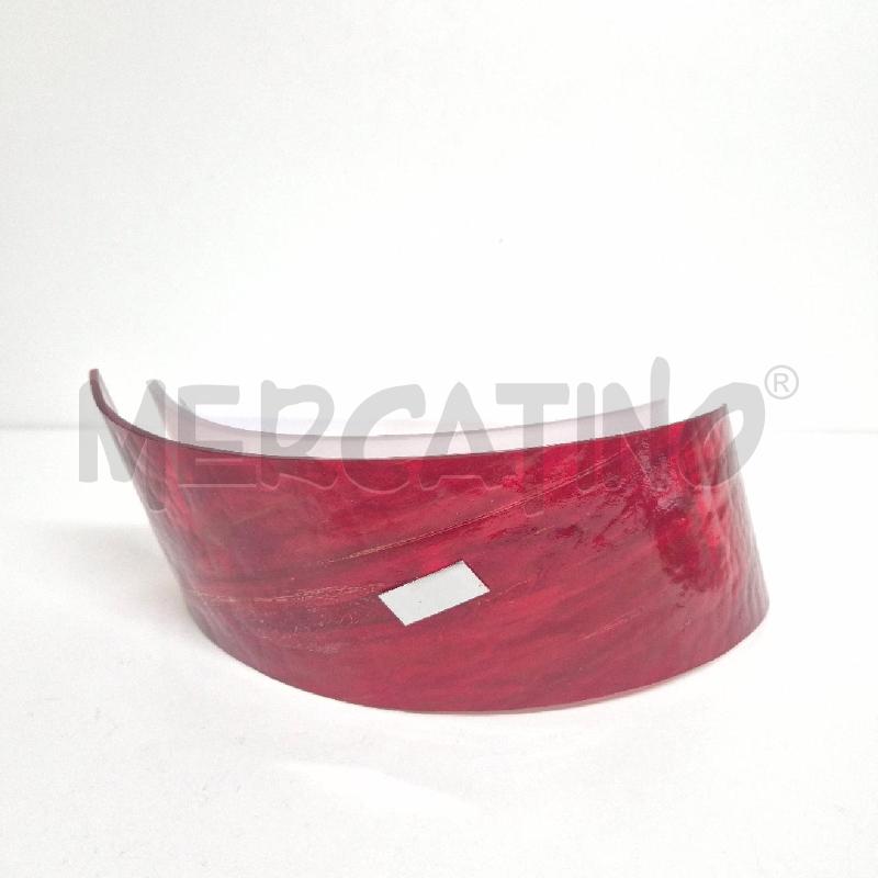 COPPIA APPLIQUE CATTANEO ILLUMINAZIONE VETRO MURANO MEZZALUNA ROSSA | Mercatino dell'Usato Cervia 2