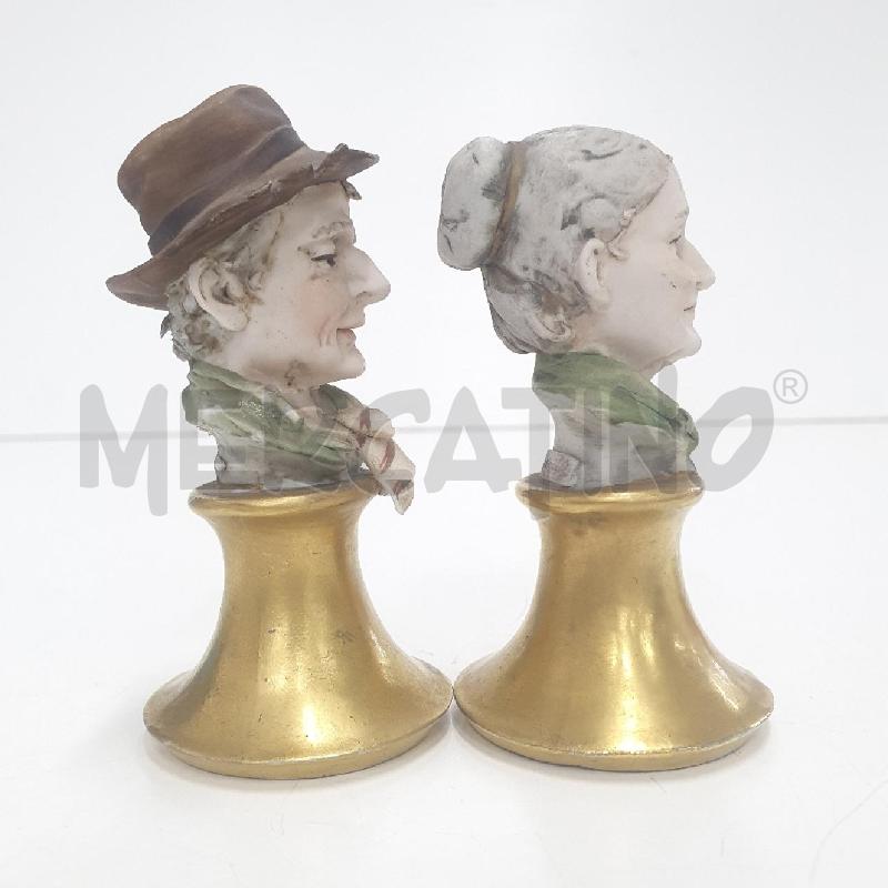 COPPIA STATUINE IN PORCELLANA LUIGI BENACCHIO  | Mercatino dell'Usato Cervia 2