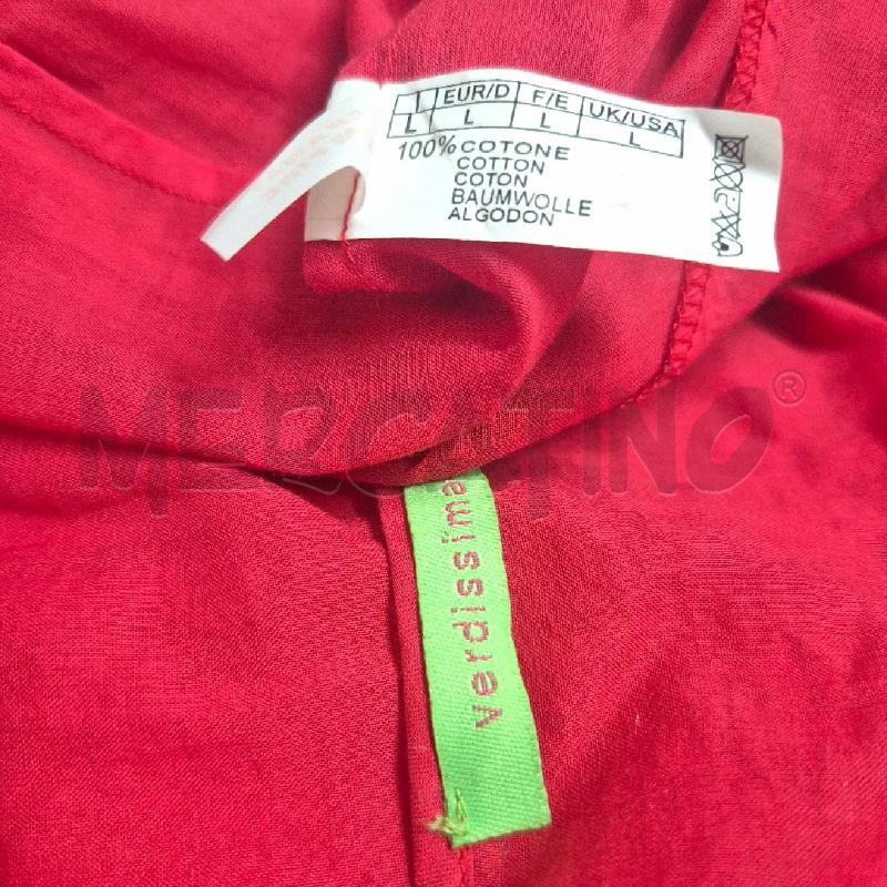 COPRICOSTUME VERDISSIMA ROSSO PERLINE | Mercatino dell'Usato Cervia 5