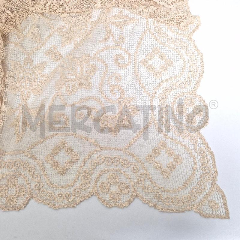 COPRI LETTO MATRIMONIALE ECRU' UNCINETTO FILLET FATTO MANO | Mercatino dell'Usato Cervia 2