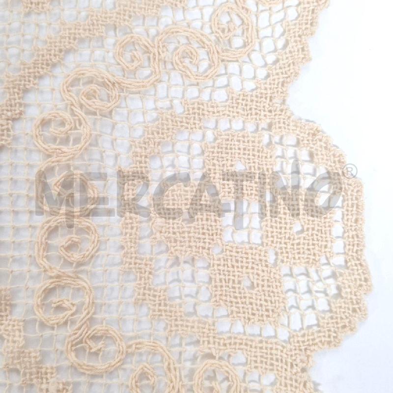 COPRI LETTO MATRIMONIALE ECRU' UNCINETTO FILLET FATTO MANO | Mercatino dell'Usato Cervia 3