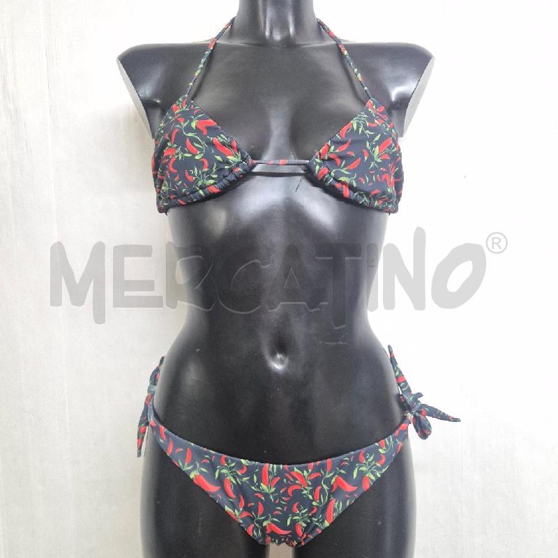COSTUME DONNA BEFRU NERO PEPERONCINI | Mercatino dell'Usato Cervia 1